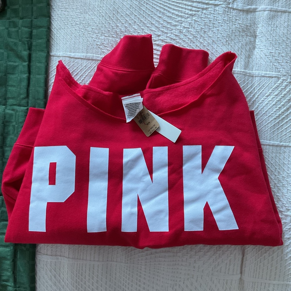 PINK Victoria's Secret Red Sweatshirt *NWT*